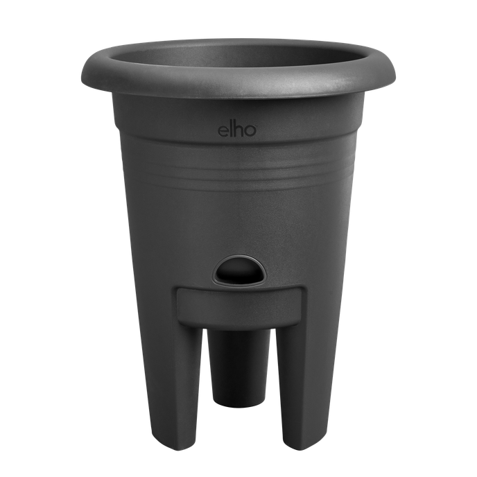 green basics strawberry pot 33cm living black